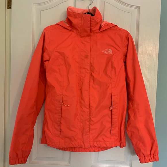 The North Face Highlighter Pink Raincoat Size XS - Picture 1 of 2